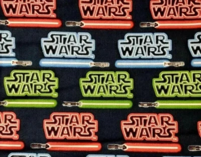star wars logo fun fabric piece length 21 x 15 inch new - Image 1 of 2