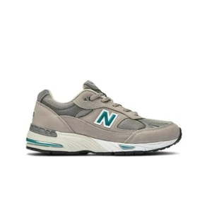 New Balance 991 Made in UK Women (Grey/Emerald/White) Zapatos de mujer W991ANI - Imagen 1 de 1