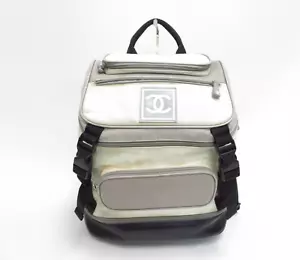 Authentic CHANEL Sports Line Nylon Backpack Bag #39985 - Picture 1 of 24
