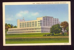 Forest Products Laboratory Madison WISCONSIN Postcard - Picture 1 of 1