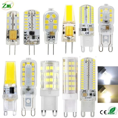 G4 G9 LED 3W 5W 7W 10W Dimmbar COB Halogen Ersatz 12V/220V Kapsel Birne - Bild 1 von 4
