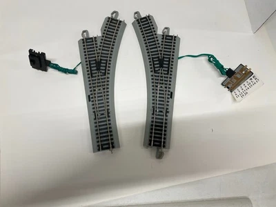 BACHMANN EZ TRACK Left & Right Turnouts H4561B-L and H4561B-R with switches - Image 1 of 3
