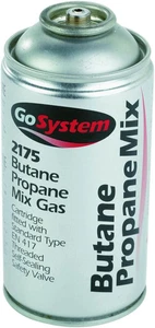 Butane Propane Gas Cartridge 70/30 Mix GoSystem 170g Silver Camping Stove - Picture 1 of 9