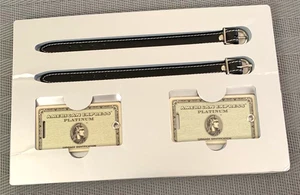Etiqueta de equipaje limitada para titulares de tarjetas American Express Platinum nombre novedad z3 - Imagen 1 de 4