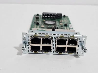 Cisco NIM-ES2-8 8-port Layer 2 Gigabit Ethernet LAN Switch NIM - Image 1 of 3