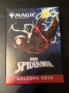 NYCC 2025 HASBRO MAGIC THE GATHERING SPIDER-MAN WELCOME DECK GREEN MILES MORALES - Picture 1 of 1