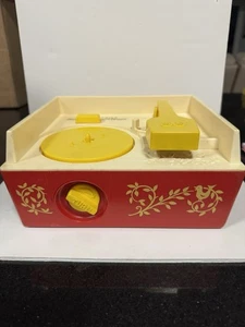 Vintage Fisher Price Music Box - Record Player W/ 3 Records - Picture 1 of 11
