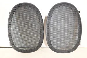 Black 2000-05 Chevy Impala Rear Speaker Covers Grilles Pair- Damage Missing Pins - Picture 1 of 2