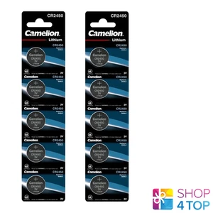 10 CAMELION CR2450 BATTERIES LITHIUM 3V COIN CELL CR2450-BP5 5BL EXP 2033 NEW - Picture 1 of 1