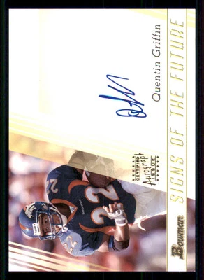 2003 Bowman Signs of the Future AUTO #SFQG Quentin Griffin M - Image 1 of 2