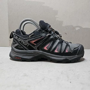 ZAPATOS PARA CAMINAR SALOMON X-ULTRA GORE-TEX PARA MUJER NEGRO BLANCO UK5 EU 38 - Imagen 1 de 15