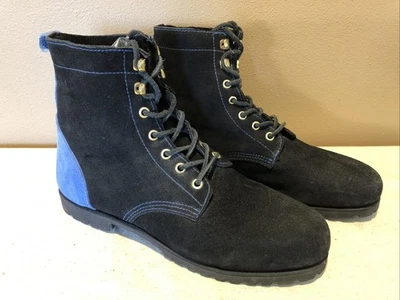 Six Degrees Sebago Suede Leather Boots Women’s Black/Blue Accent Size 11M - Image 1 of 4