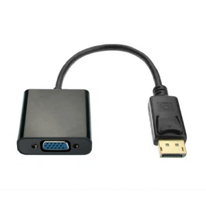FHD Display Port DP Male to VGA Female Adapter Converter Cable A8U5 B 1080P A1B2 - Afbeelding 1 van 15