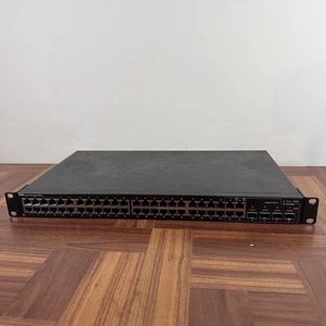 Dell PowerConnect 2848 Ethernet Switch 48x 1GB ports, 4x SFP ports w/ rack ears - Picture 1 of 4