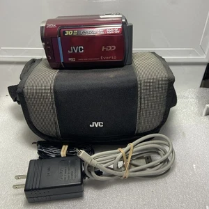 JVC Everio GZ-MG330RU Red 2.7" LCD 35x Optical Zoom 30GB Hard Disk Camcorder - Picture 1 of 15