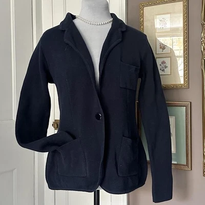 Audrey & Grace Suéter-Blazer Algodón Azul Marino Foto 1 de 4