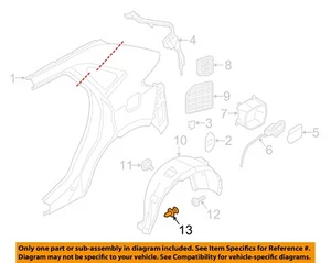 FORD OEM-Mud Flap Splash Guard Rivet W713610S300 - Picture 1 of 2