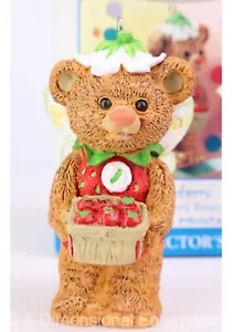 STRAWBERRY FAY BERRY BEARS #1 Hallmark ricordo ornamento QEO8369 1999 NOB - Foto 1 di 10