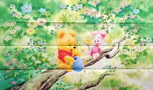 Baby Winnie the Pooh & Piglet Canvas Flag Banner 5x3 NEW, Opened for pic - Picture 1 of 2