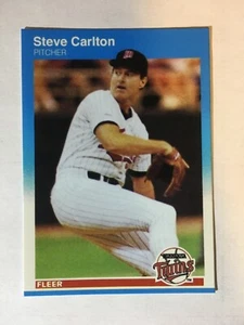 1987 Fleer Steve Carlton Custom Card That Never Were Minnesota Twins WS Champs - Picture 1 of 2
