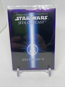 2022 Topps Chrome Star Wars Galaxy Jedi Outcast #GG-2 Gameplay Purple 16/50 - Picture 1 of 7