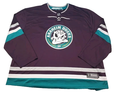 Camiseta deportiva para hombre Fanatics Anaheim Ducks 30 aniversario Premier Breakaway púrpura 5XL Foto 1 de 4