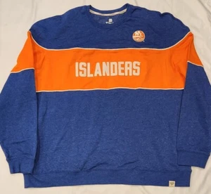 Fanatics New York Islanders Heathered Royal Varsity Reserve Sweatshirt 4XL NWOT - Picture 1 of 3