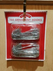 Ganchos para adornos de plata de 2 pulgadas Holiday Time, 150 unidades - Imagen 1 de 1