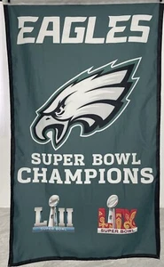 Philadelphia Eagles 3 x 5 Fuß Flagge vertikales Banner NFL Fan Geschenk - Bild 1 von 1