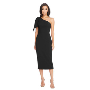 NEW! Dress the Population Size Medium Tiffany Black Dress Cocktail $148 G21-14