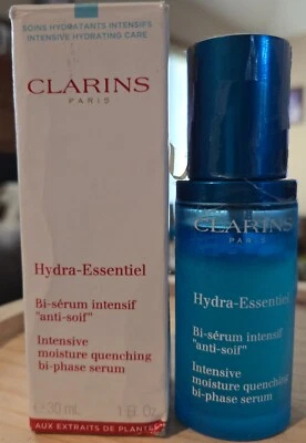 CLARINS HYDRA-ESSENTIEL Suero bifase hidratante intensivo 1 OZ NUEVO Foto 1 de 4