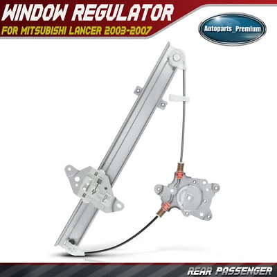 Rear Right Power Window Regulator for Mitsubishi Lancer 2003 2004 2005 2006 2007 - Image 1 of 4
