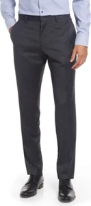 Boss Hugo Boss Men’s Huge Genius Suit Pants size 42R US/52 EU Virgin Wool Slim - Picture 1 of 9