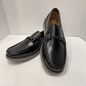 NEW Romario Men's Slip On Black Casual Dress Shoes #5615 Size 8 MSRP 79.95 - Picture 1 of 11