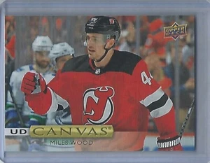 2019-20 Upper Deck Canvas #C38 Miles Wood - Picture 1 of 2