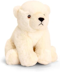 azzesso Stofftier Bär weiß, Plüschtier Eisbär für Kleinkinder, Weich - Bild 1 von 1