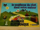 Affiche MARCHAL Automobile Phare Chat Vintage Car Allumage Poster Valeo