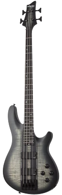 Bajo Schecter 1531 C-4 GT - Ráfaga de carbón satinado Foto 1 de 4