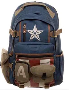Avengers 4 Capitán América Mochila Bolso Escolar Bolso para Laptop Mochila de Viaje - Imagen 1 de 2