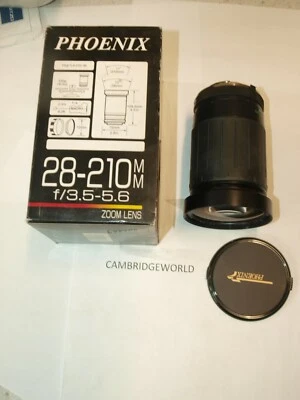 28-210mm F3.5-5.6 macro zoom lens for Minolta manual focus new in original  box - Image 1 of 2