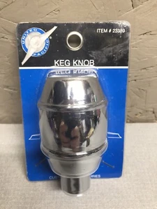 Air Brake Valve Knob Screw-on Tractor or Trailer Large Keg Chrome UP#23389 - Imagen 1 de 2