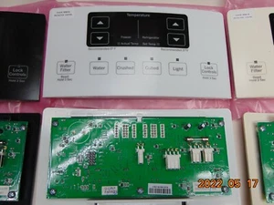 GE REFRIGERATOR DISPENSER CONTROL BOARD 200D7355G074 COMBINED HMI ASSEMBLY WHITE - Picture 1 of 3