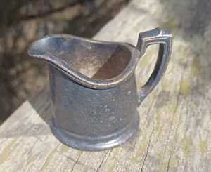 Antik Vintage Milchkännchen Reed & Barton Silber Lötzinn 2310 1 1/4 oz. L Bamberger - Bild 1 von 4