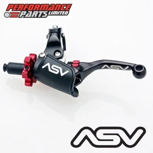 ASV F4 Black Short Clutch Lever with Pro Perch for Yamaha TTR90 E 2003 - Picture 1 of 7