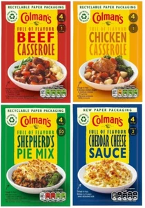 Colman's 50g Shepherd's Pie Mix, 40g Huhn & Rindfleisch Auflauf Mix & Cheddar Sauce - Bild 1 von 11