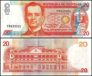 Philippines 20 Piso, 2008, P-182j.4, UNC - Picture 1 of 1