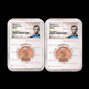 2025 P D Penny Abraham Lincoln Shield Cent NGC MS 66 ⭐FIRST RELEASES⭐🔥🎂🎁⭐ - Picture 1 of 2