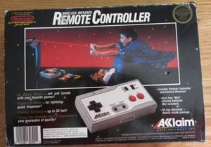 REMOTE CONTROLLER PAD WIRELESS INFRAROSSI NINTENDO NES AKKLAIM - Imagen 1 de 4