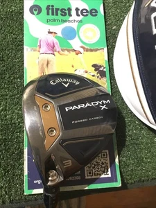 Callaway Left Handed Ladies Paradym X 15*3 Wood Aldila Ascent 40 Graphite 41.75” - Picture 1 of 12