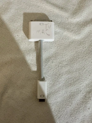Genuine Apple Mini DVI to DVI Adapter Converter Cable for MacBook iMac - Image 1 of 4